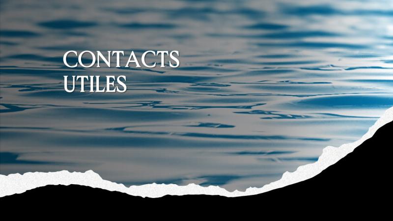 CONTACTS UTILES