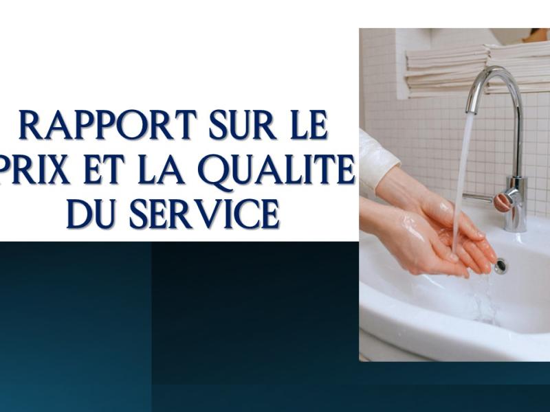 RAPPORT QUALITE DE L'EAU DU SIAEP