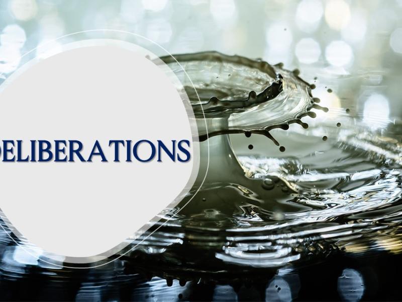 DELIBERATIONS